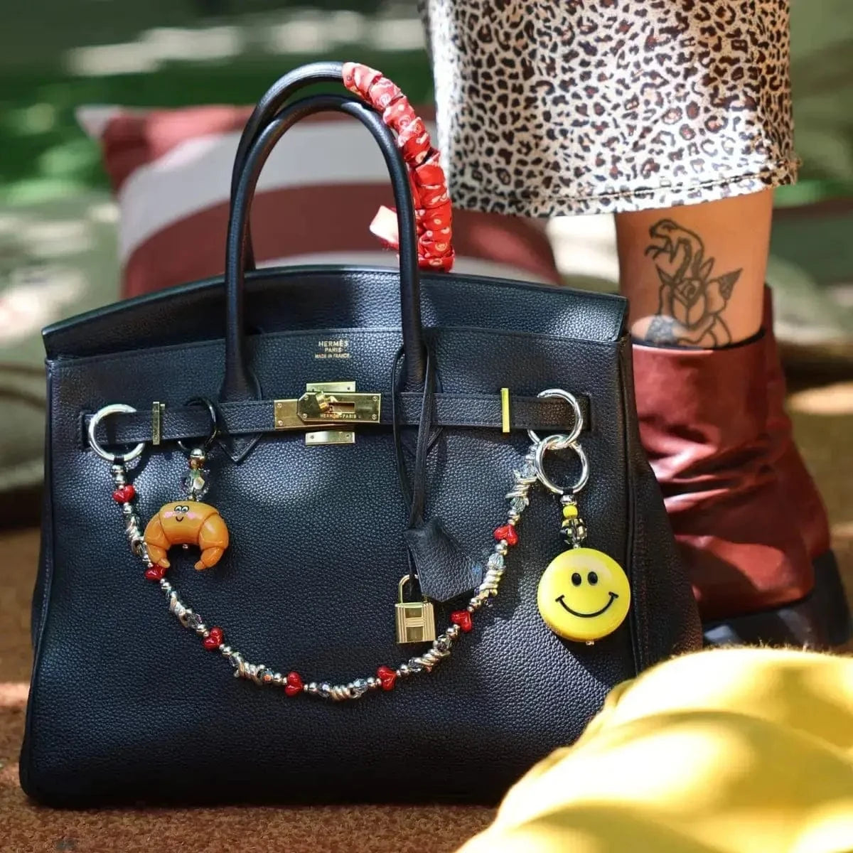 Rebel Rebel Bag Charm