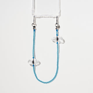 Heavenly Frosted Wristlet Phone Chain