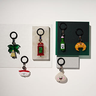 Sunset Palm Drop Bag Charm
