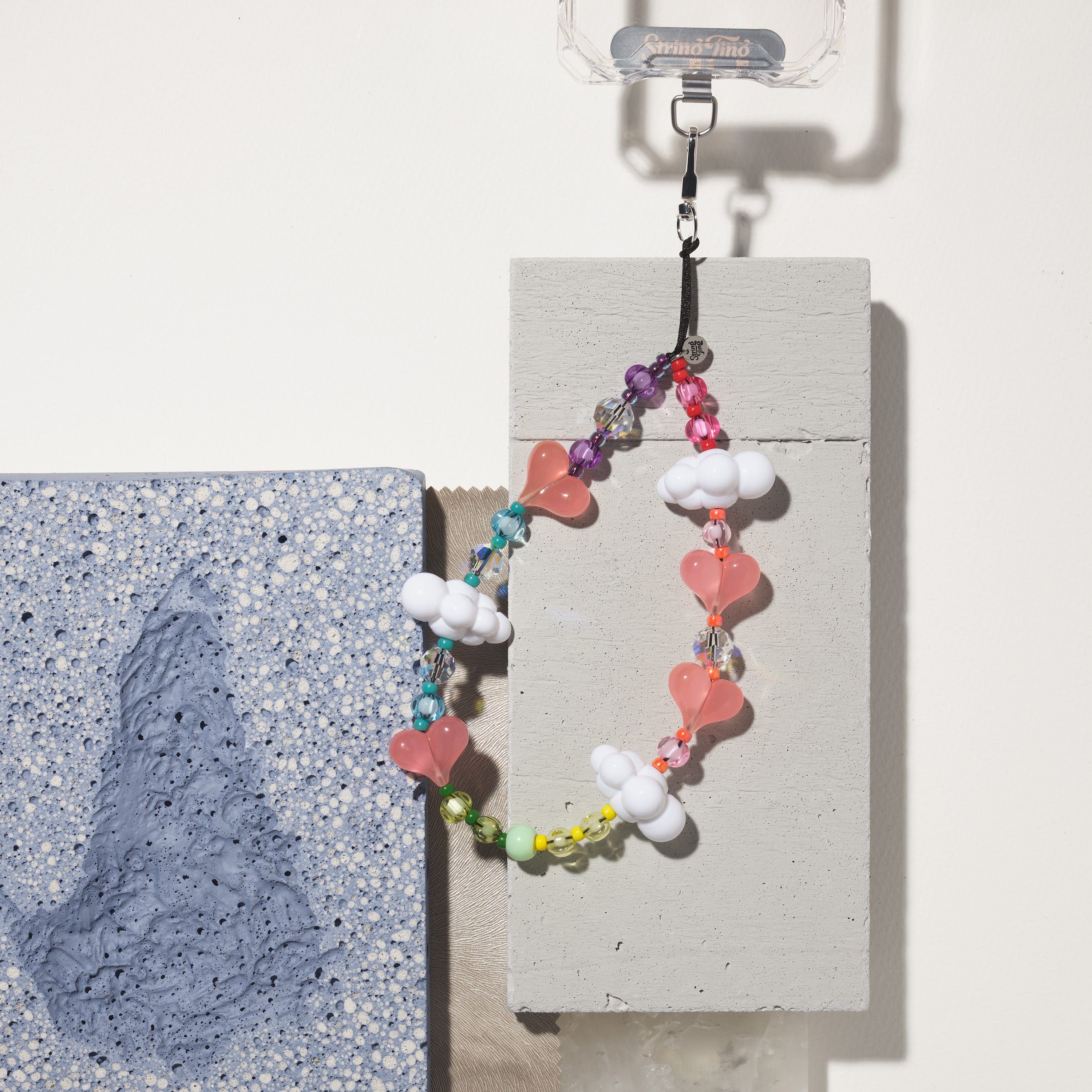 Rainbow Kawaii Wristlet Phone Strap