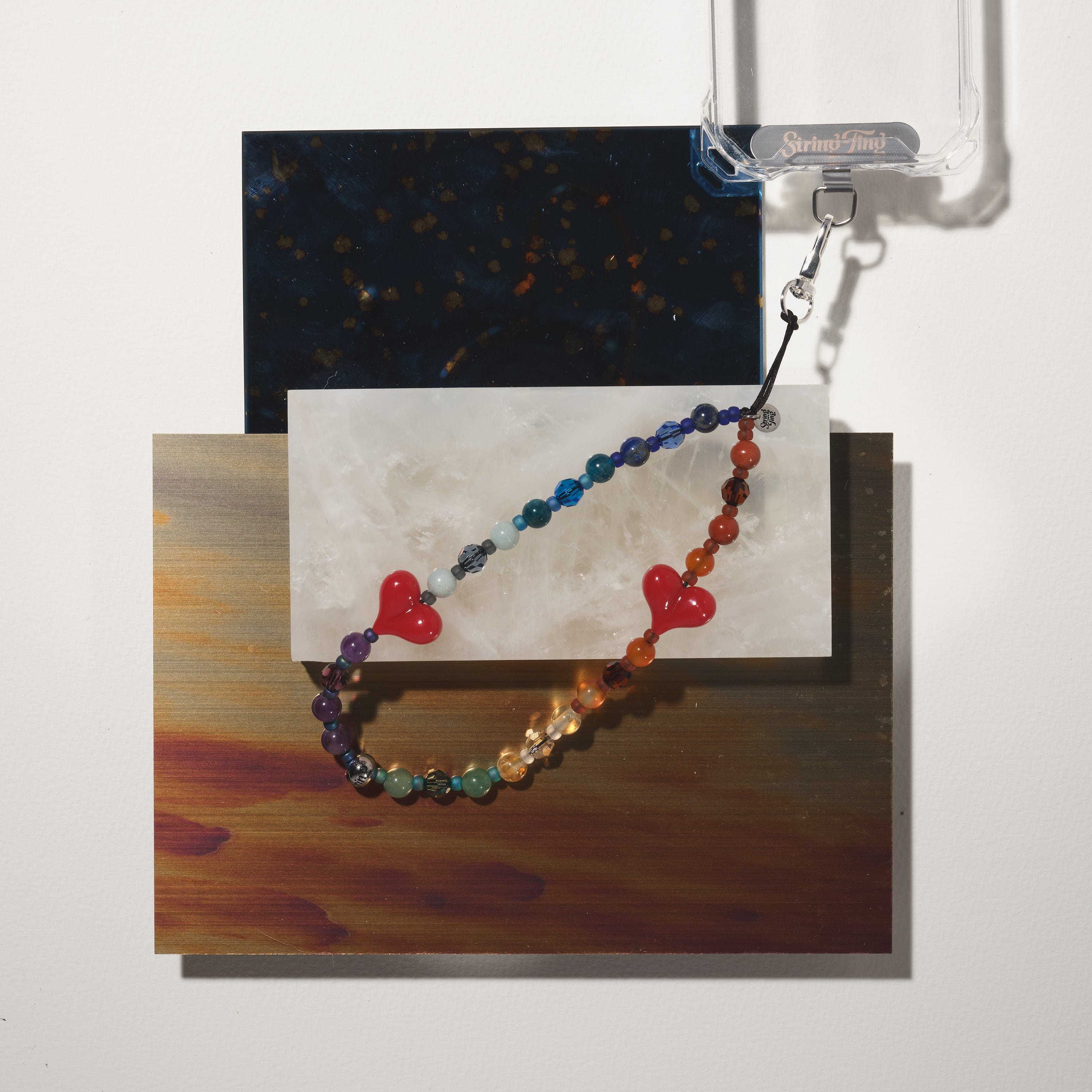 Chakra Shimmer Wristlet Phone Strap