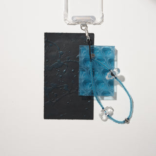 Frosted Heavenly Sky Wristlet Phone Strap