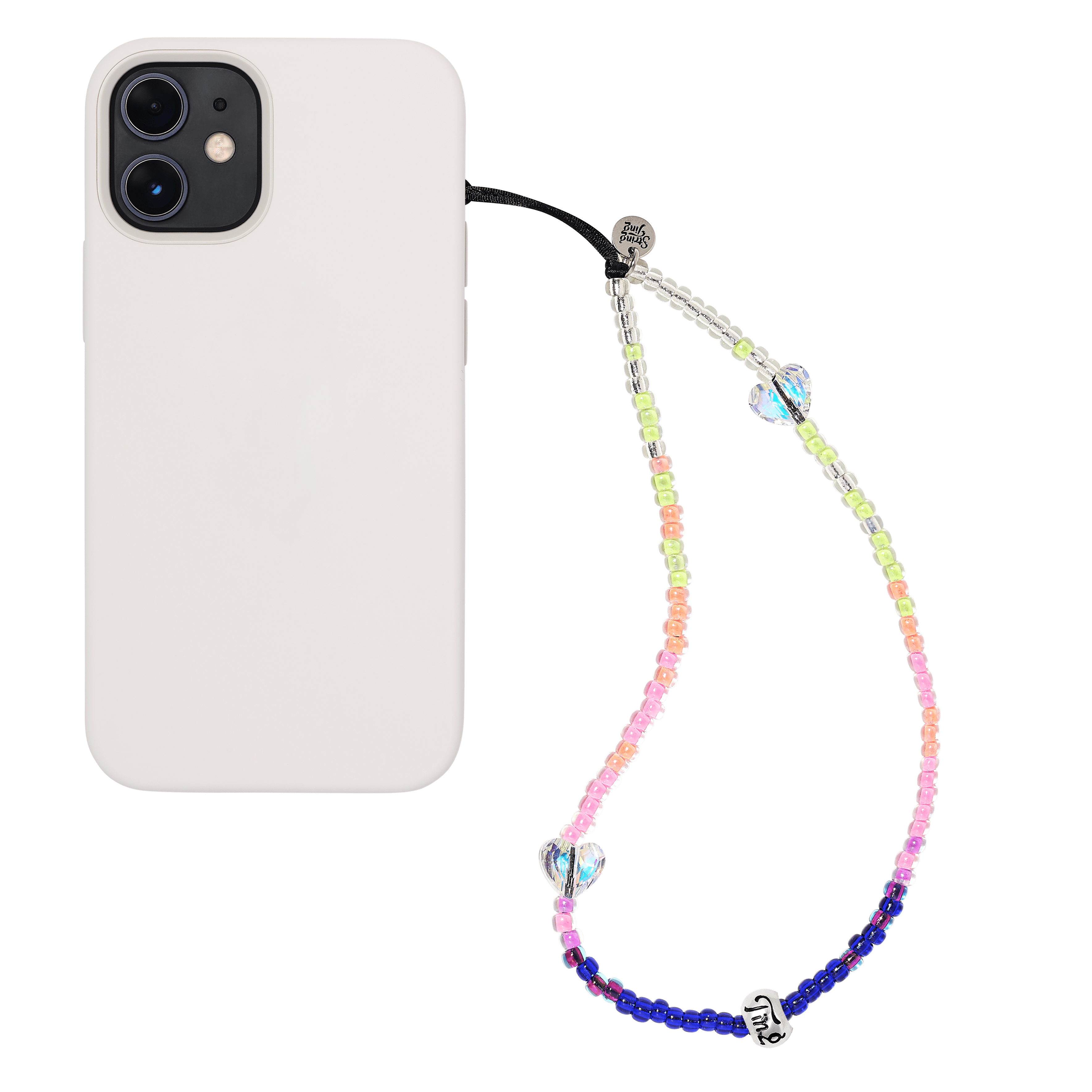 Heart-stream Wristlet Phone Strap