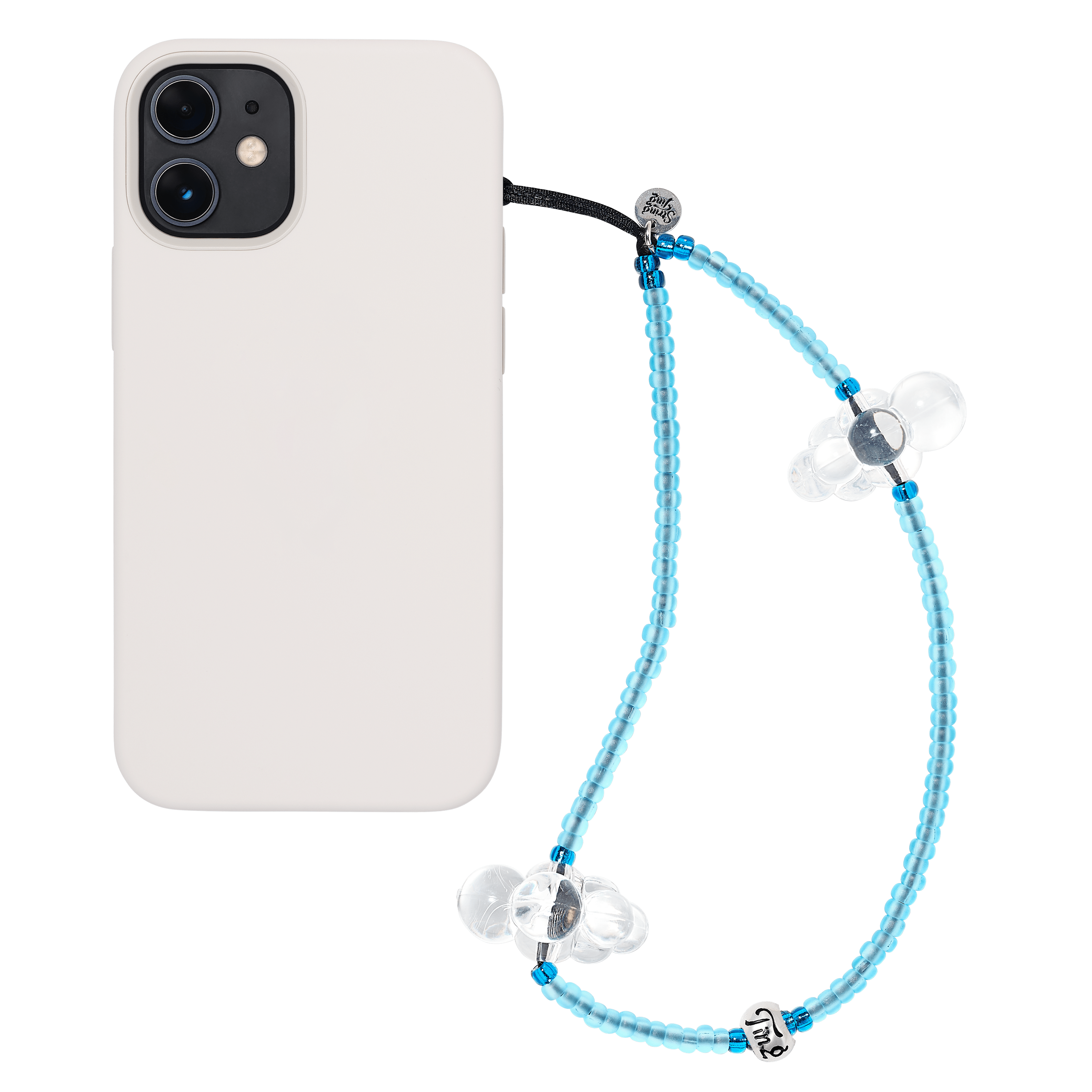 Frosted Heavenly Sky Wristlet Phone Strap