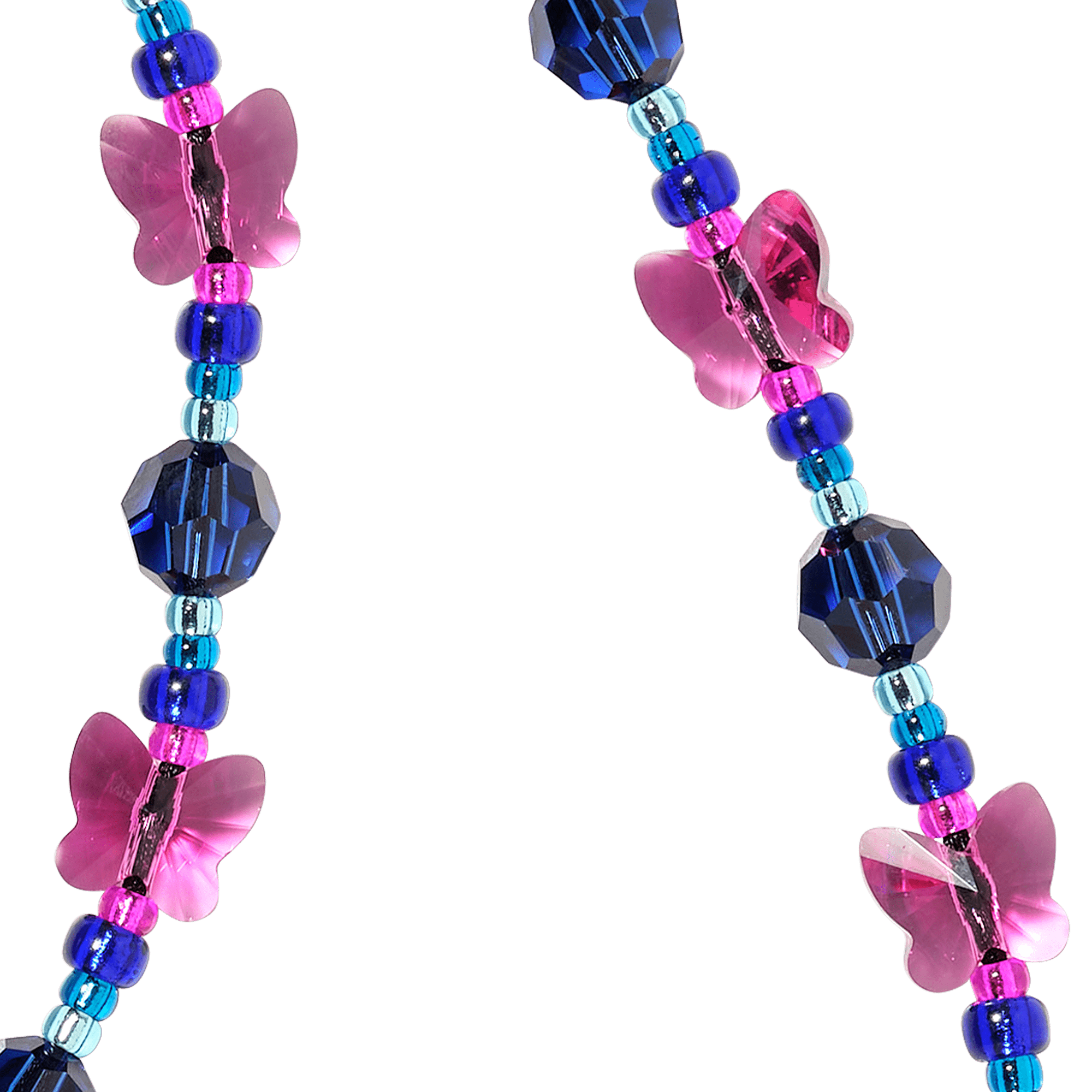 Ice Blue Flutter Drip Wristlet Phone Strap