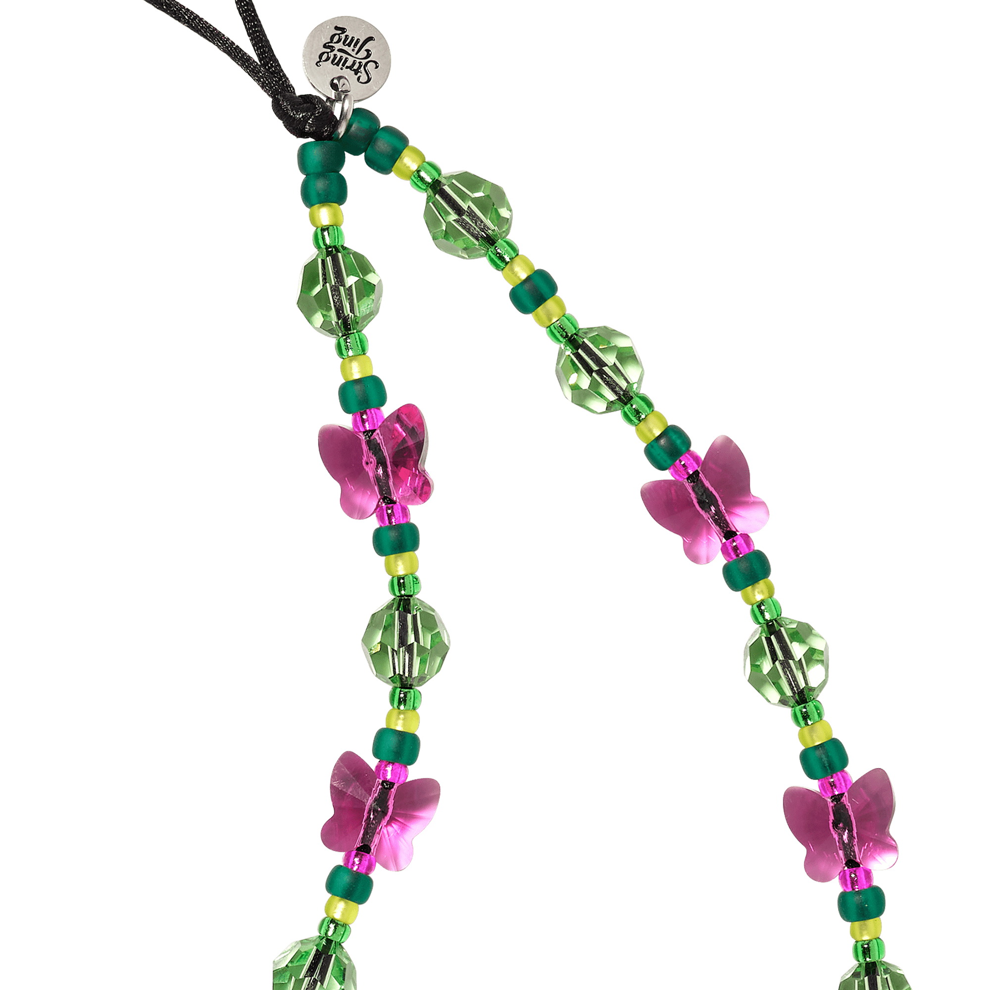 Ice Green Flutter Drip Wristlet Phone Strap