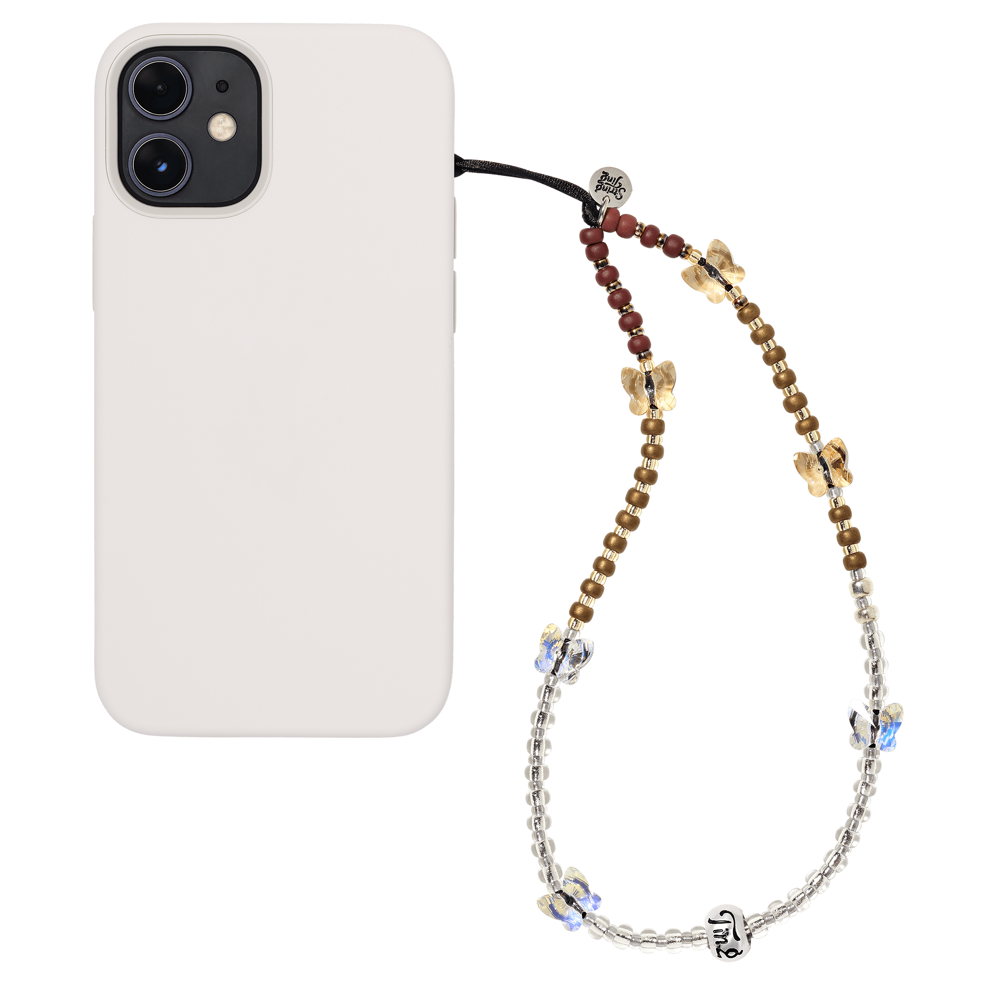 Latte Logic Flutter Wristlet Phone Strap