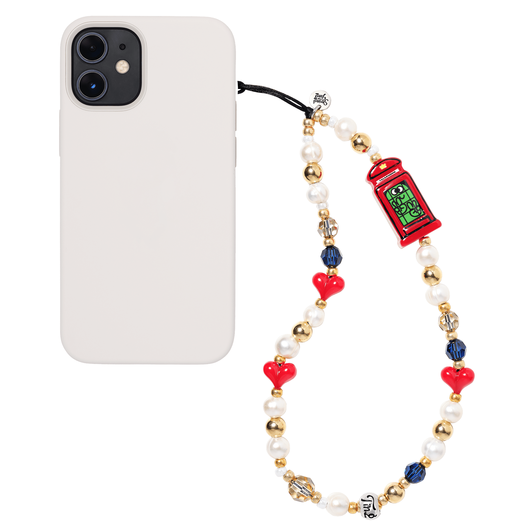 London Calling Wristlet Phone Strap