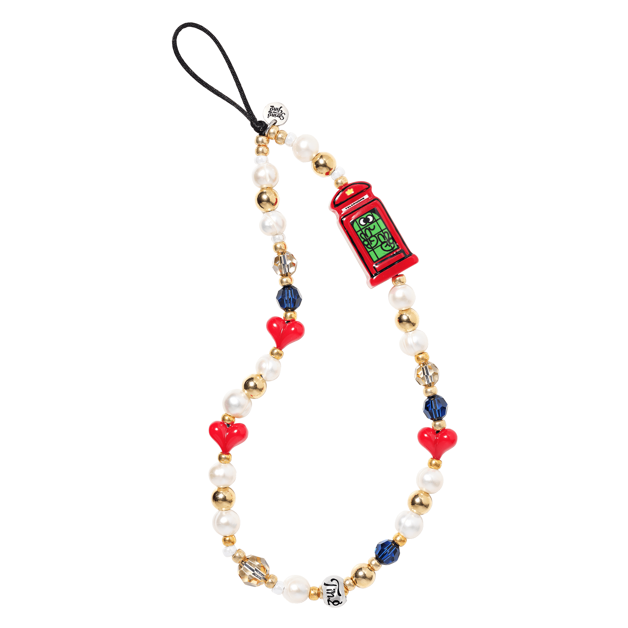 London Calling Wristlet Phone Strap