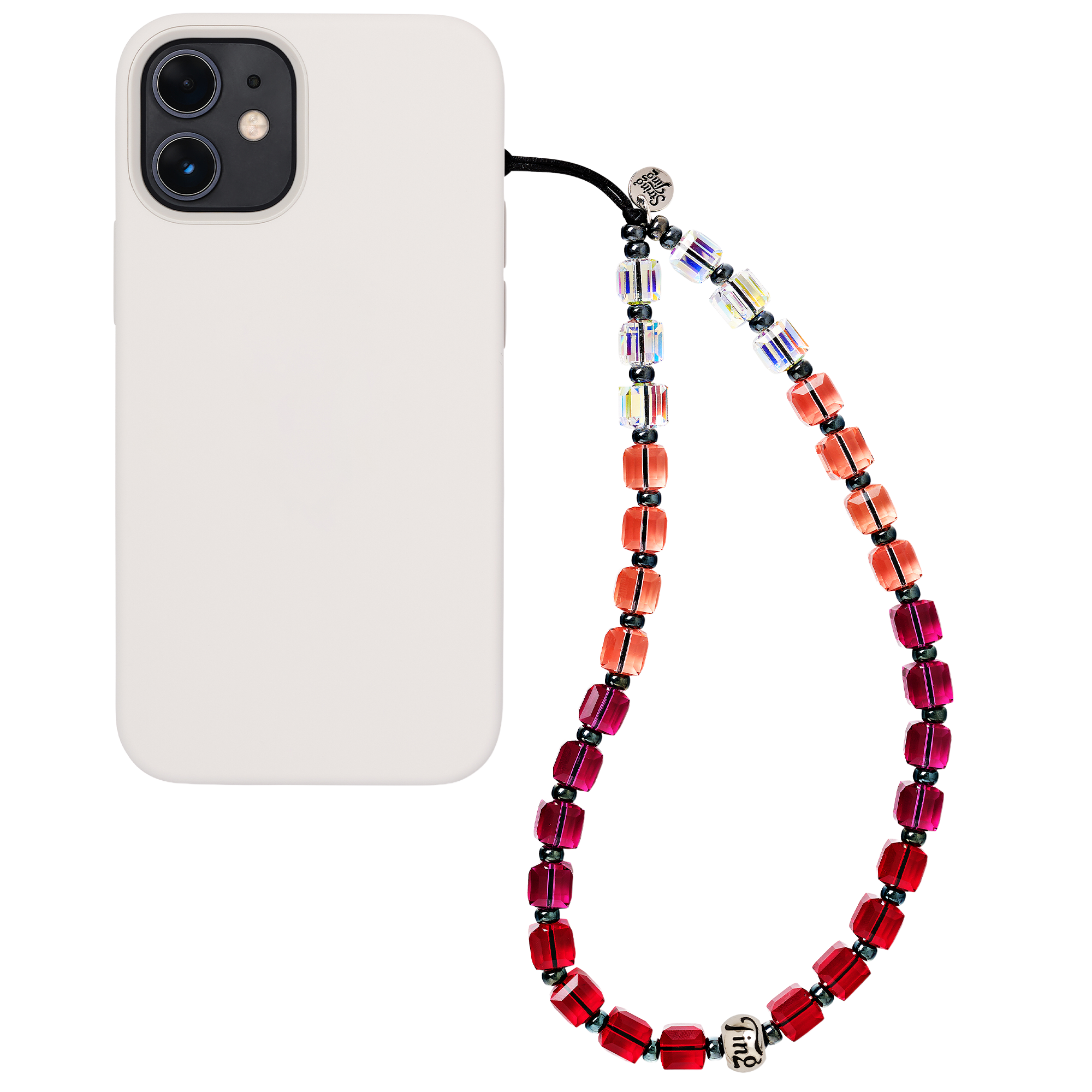 Rosewater Drip Wristlet Phone Strap