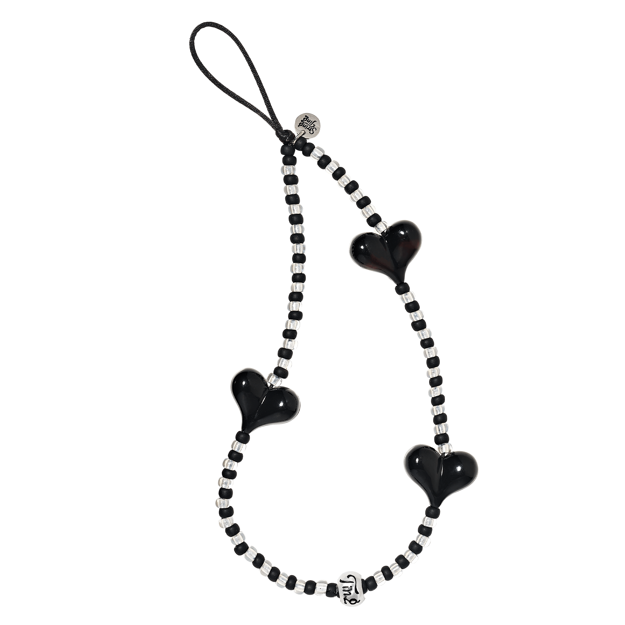 Silk Midnight Wristlet Phone Strap