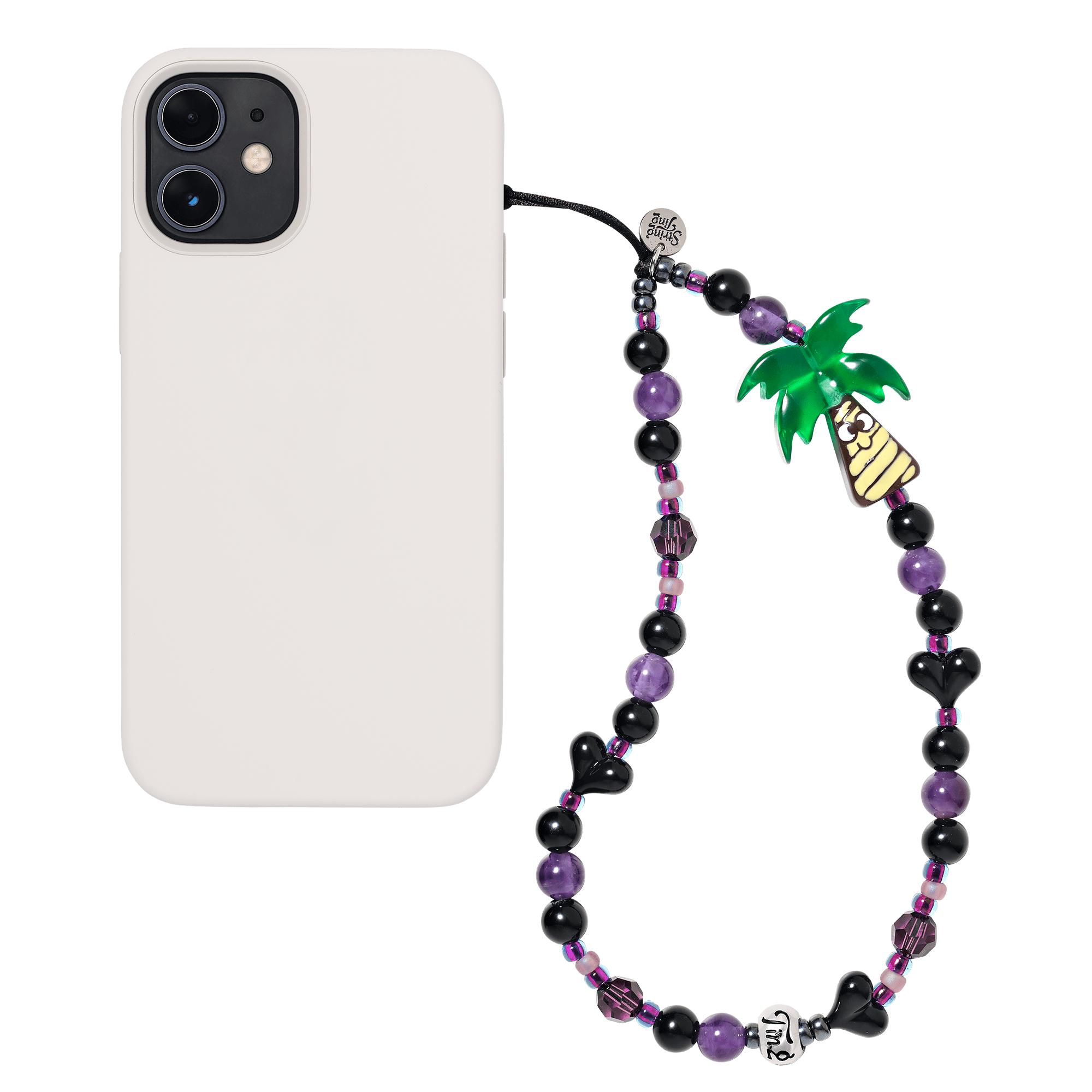 Sunset Palm Wristlet Phone Strap