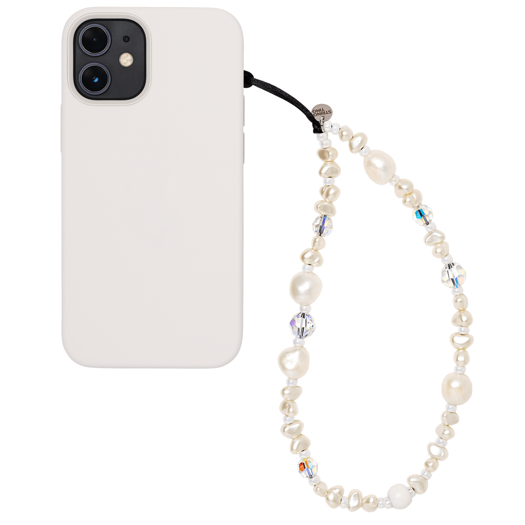 Venus Pearl Trap Wristlet Phone Strap