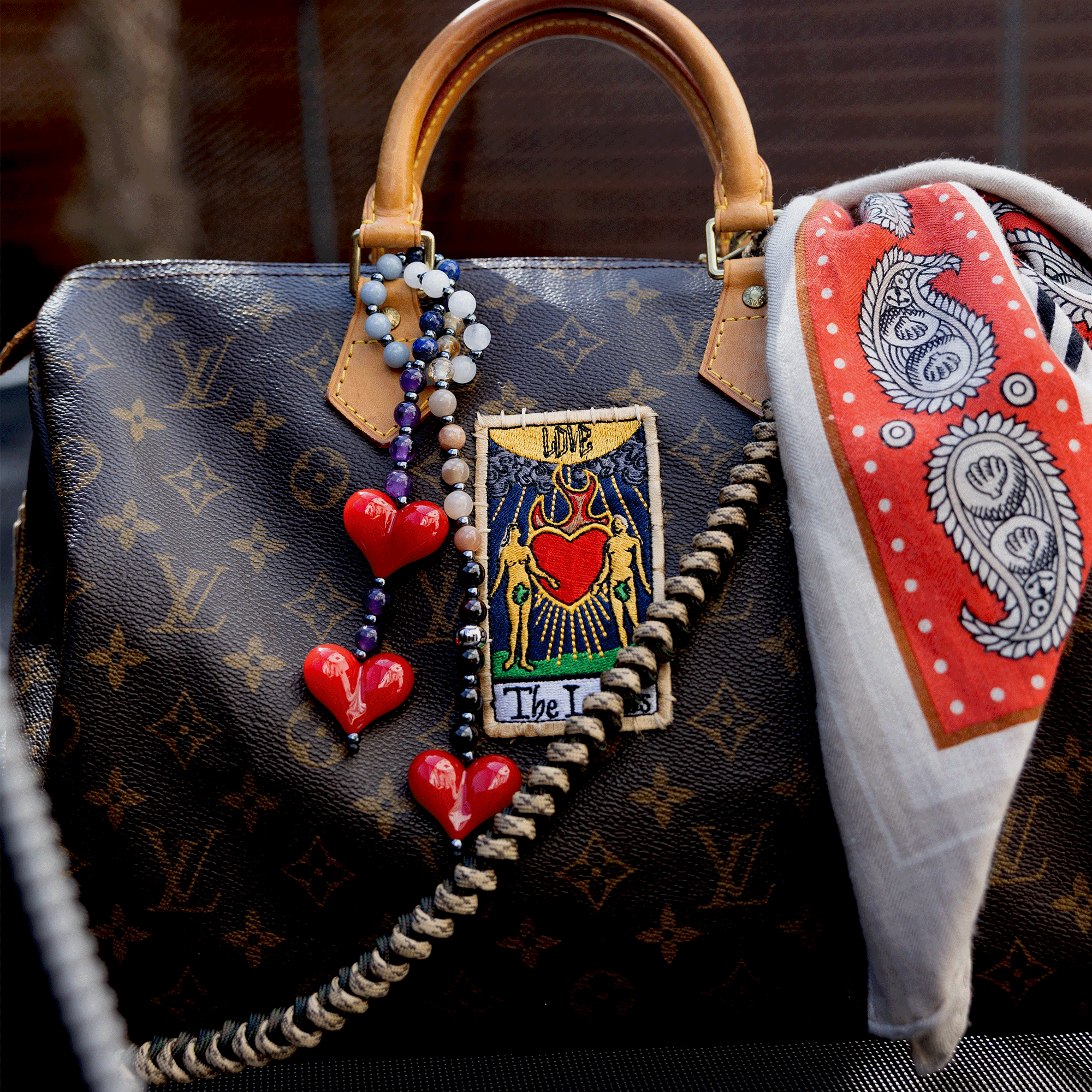 Heartline Bag Charm