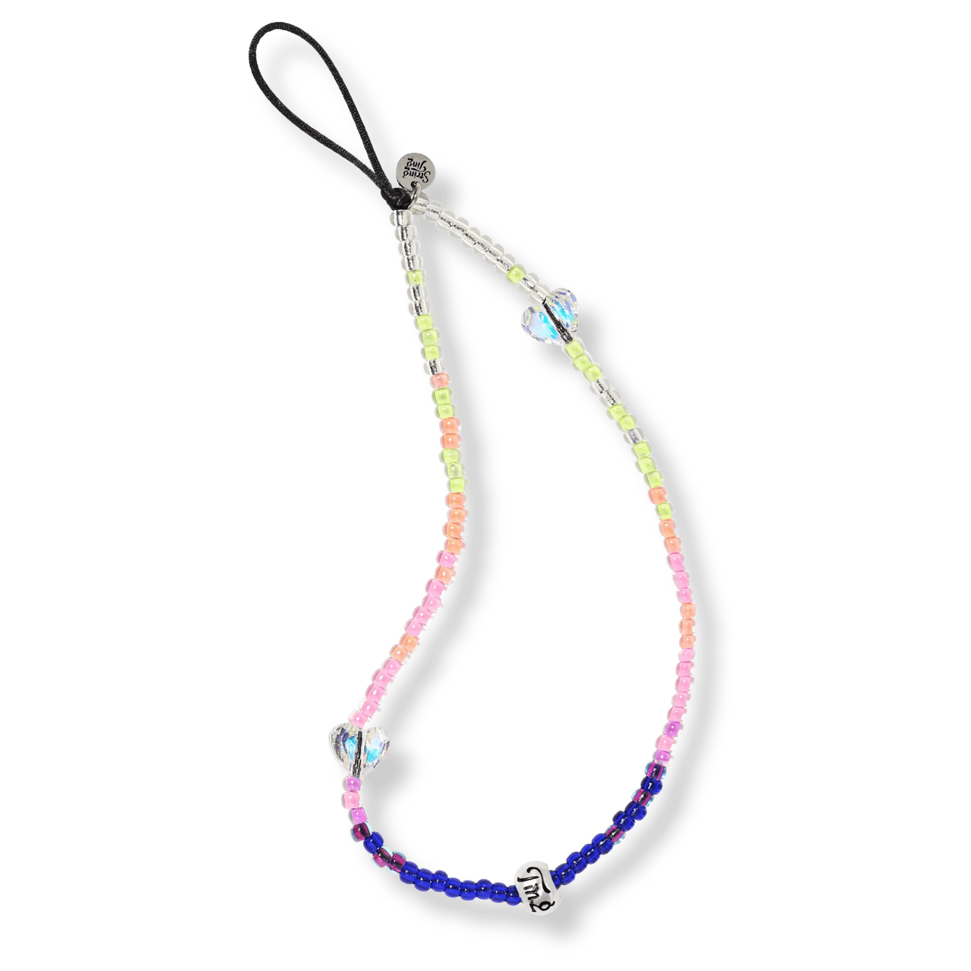 Heart-stream Wristlet Phone Strap