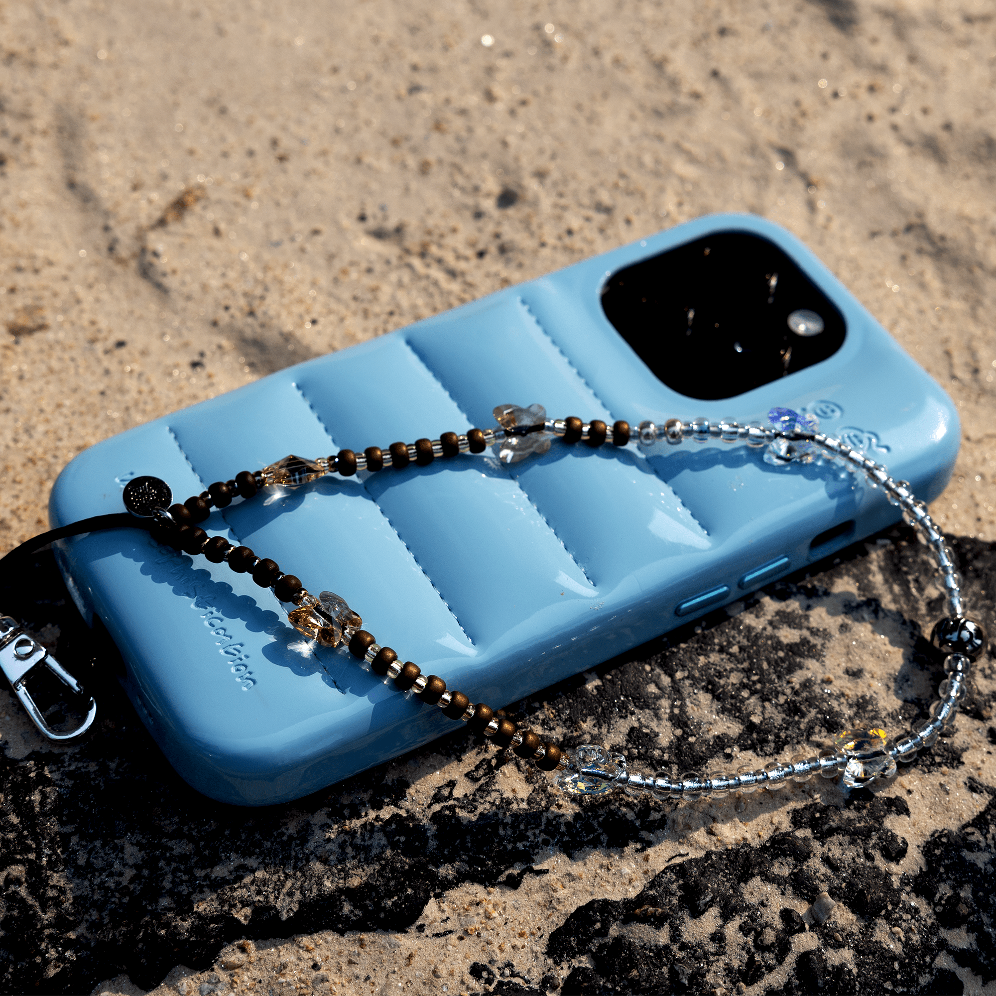 Latte Logic Flutter Wristlet Phone Strap
