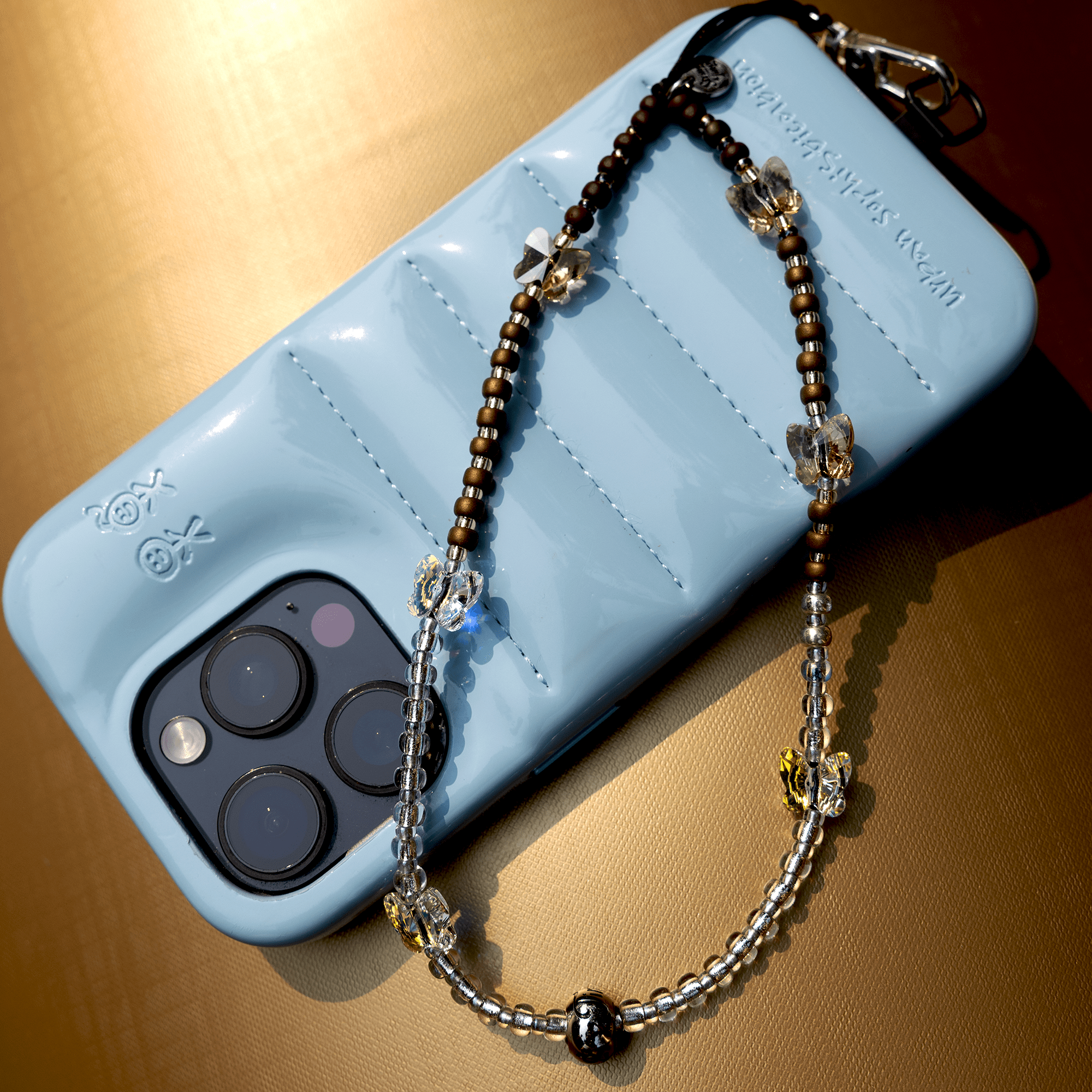 Latte Logic Flutter Wristlet Phone Strap