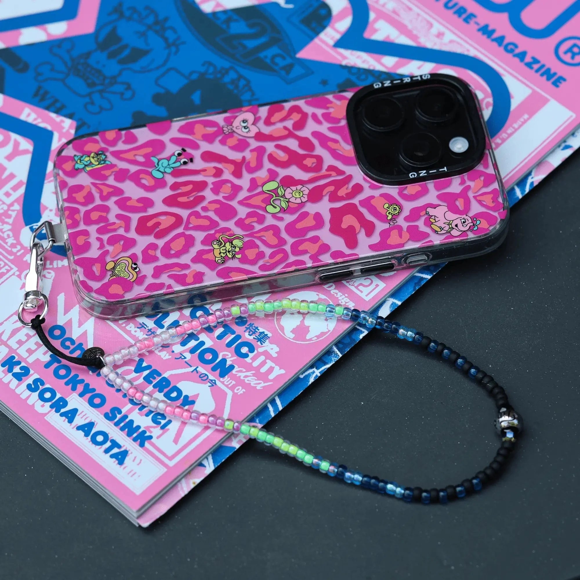 Cyber Fairy Wristlet Phone Strap