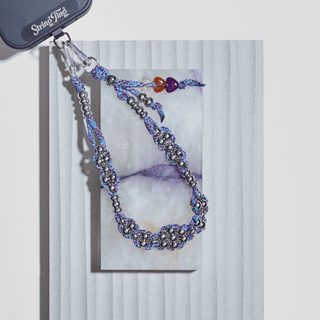 The Interlace – Amethyst Current Wristlet Phone Chain