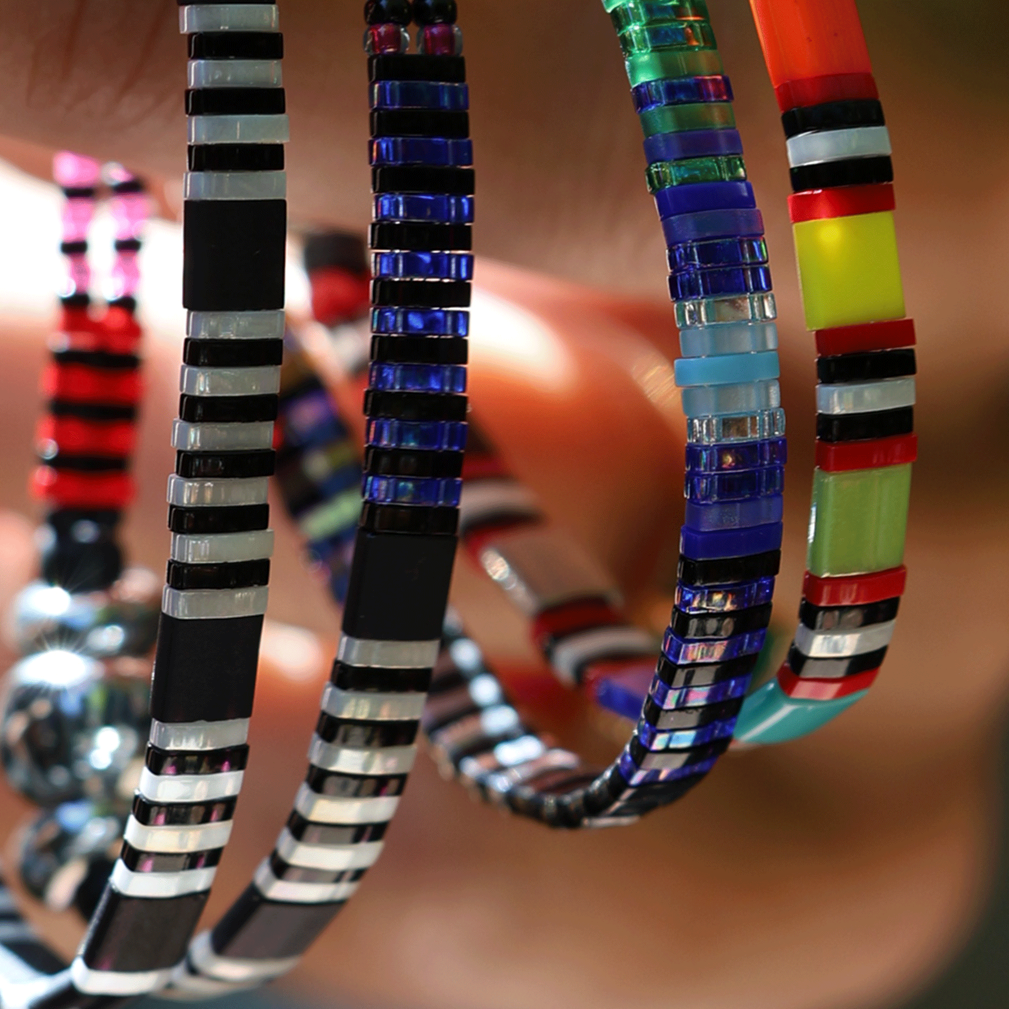 Fragments Bandeau Bracelet: Zebra Crossing