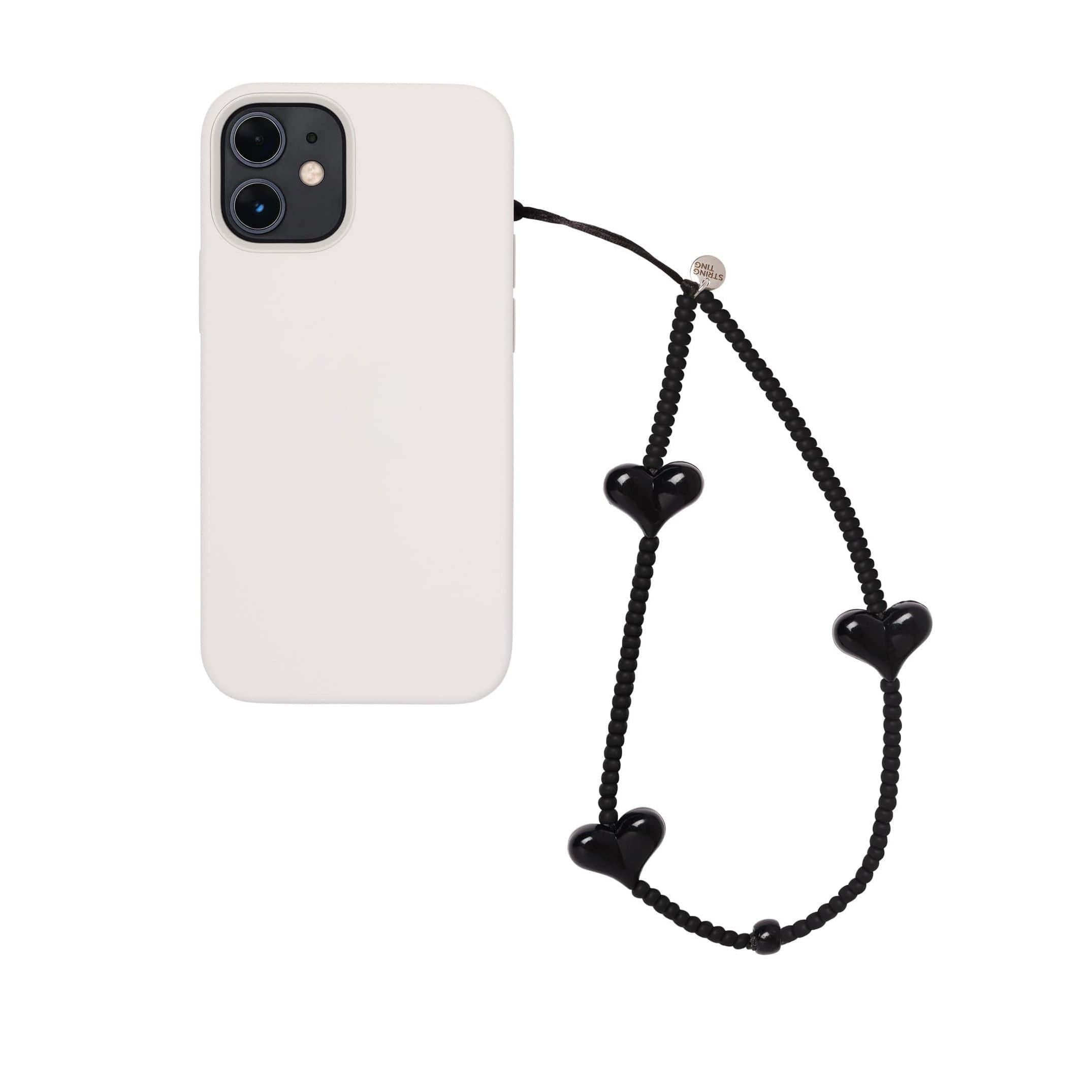 Midnight Request Line Wristlet Phone Strap – String Ting London