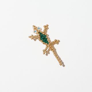 Lucky Gecko Brooch — Christmas 2025 Special Edition