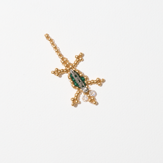 Lucky Gecko Brooch — Christmas 2025 Special Edition