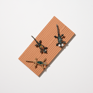 Lucky Gecko Brooch — Christmas 2025 Special Edition