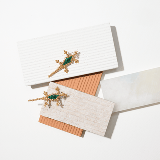 Lucky Gecko Brooch — Christmas 2025 Special Edition