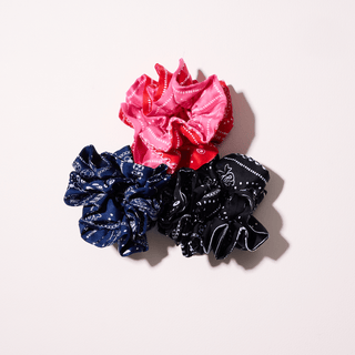 String Ting Scrunchie - Up-cycled Bandana