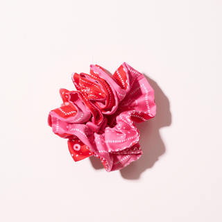 String Ting Scrunchie - Up-cycled Bandana