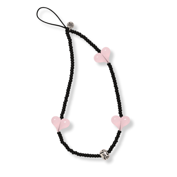 Noir Rose Wristlet Phone Strap