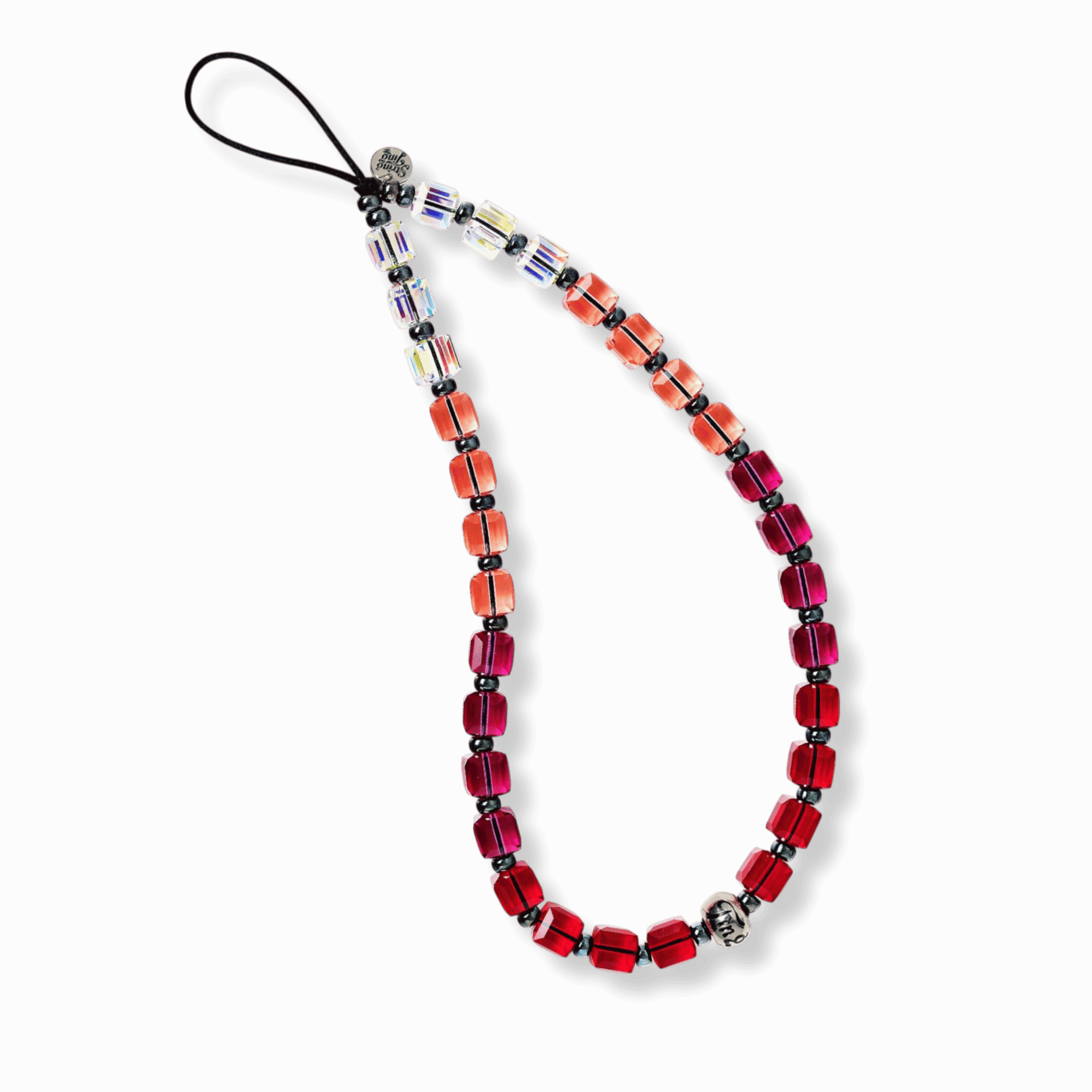 Rosewater Drip Wristlet Phone Strap