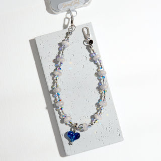 Blue Moon Wristlet Phone Chain