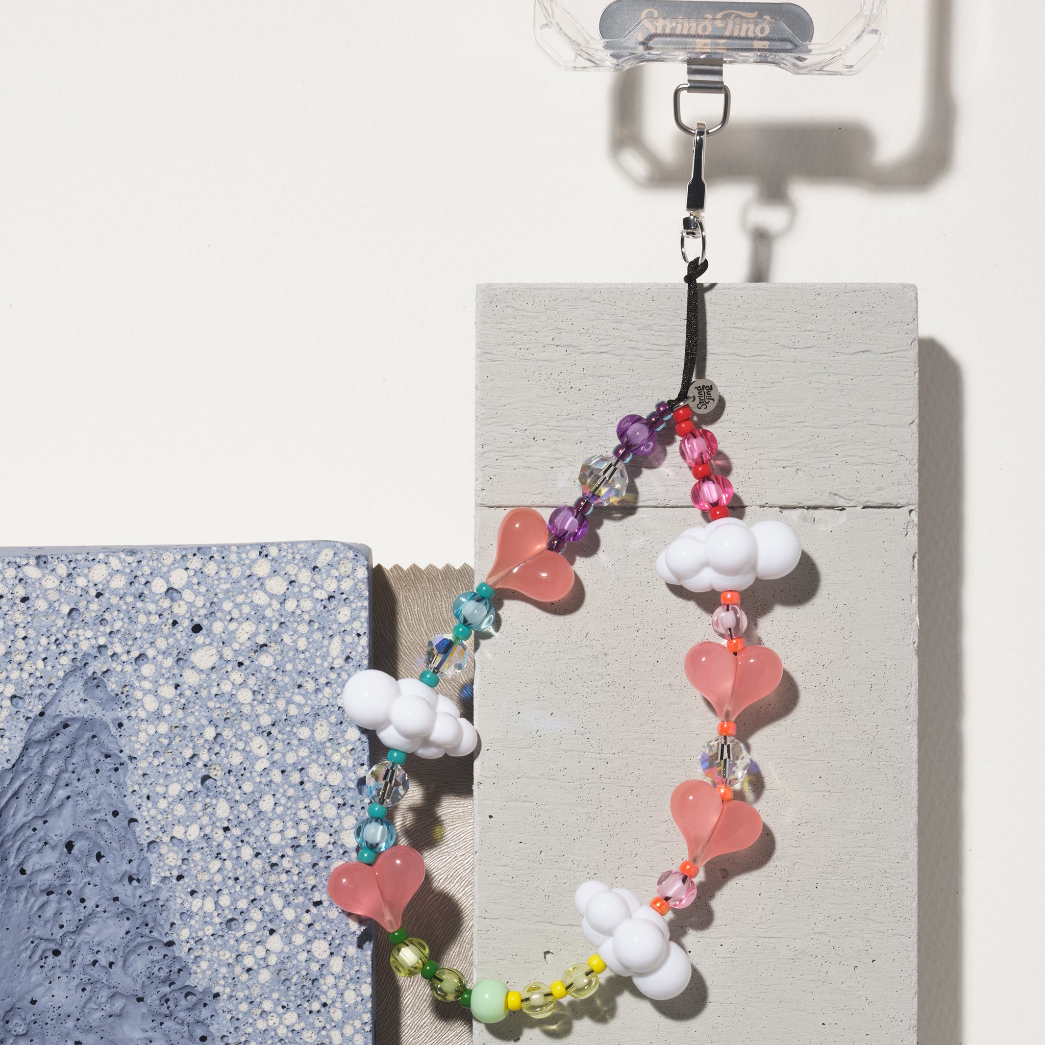 Rainbow Kawaii Wristlet Phone Strap