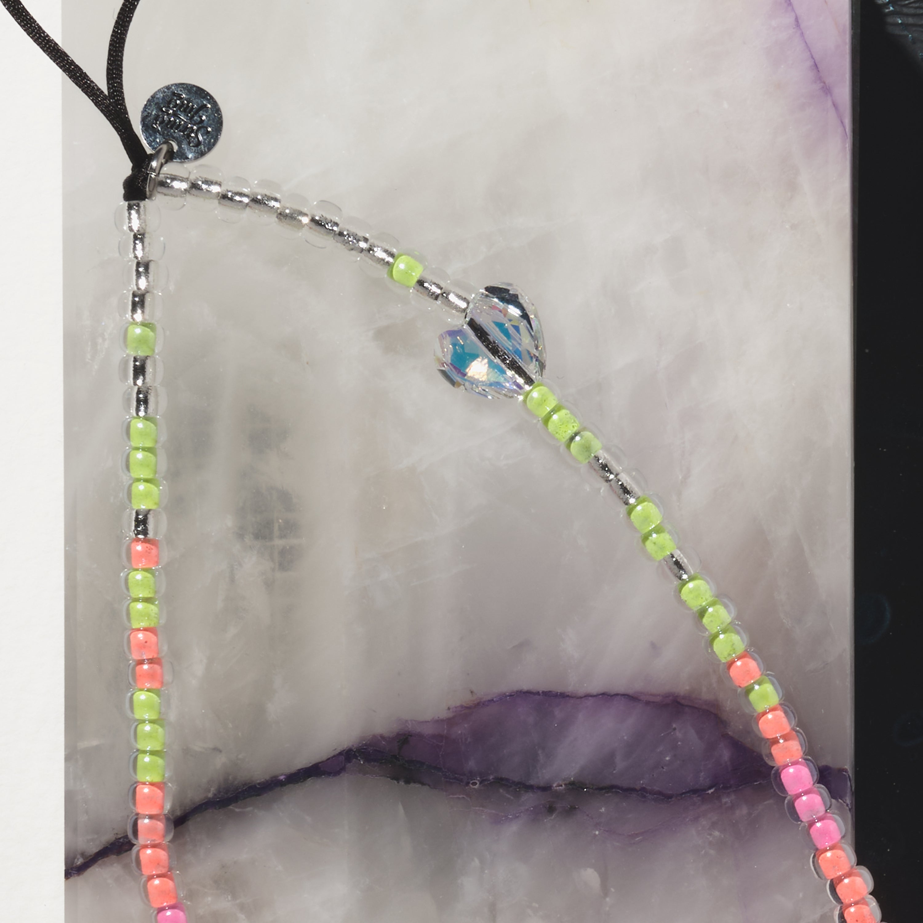 Heart-stream Wristlet Phone Strap