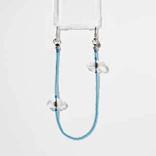 Heavenly Frosted Wristlet Phone Chain