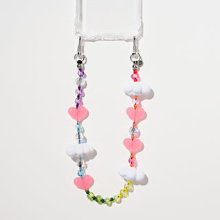 Kawaii Rainbow Wristlet Phone Chain