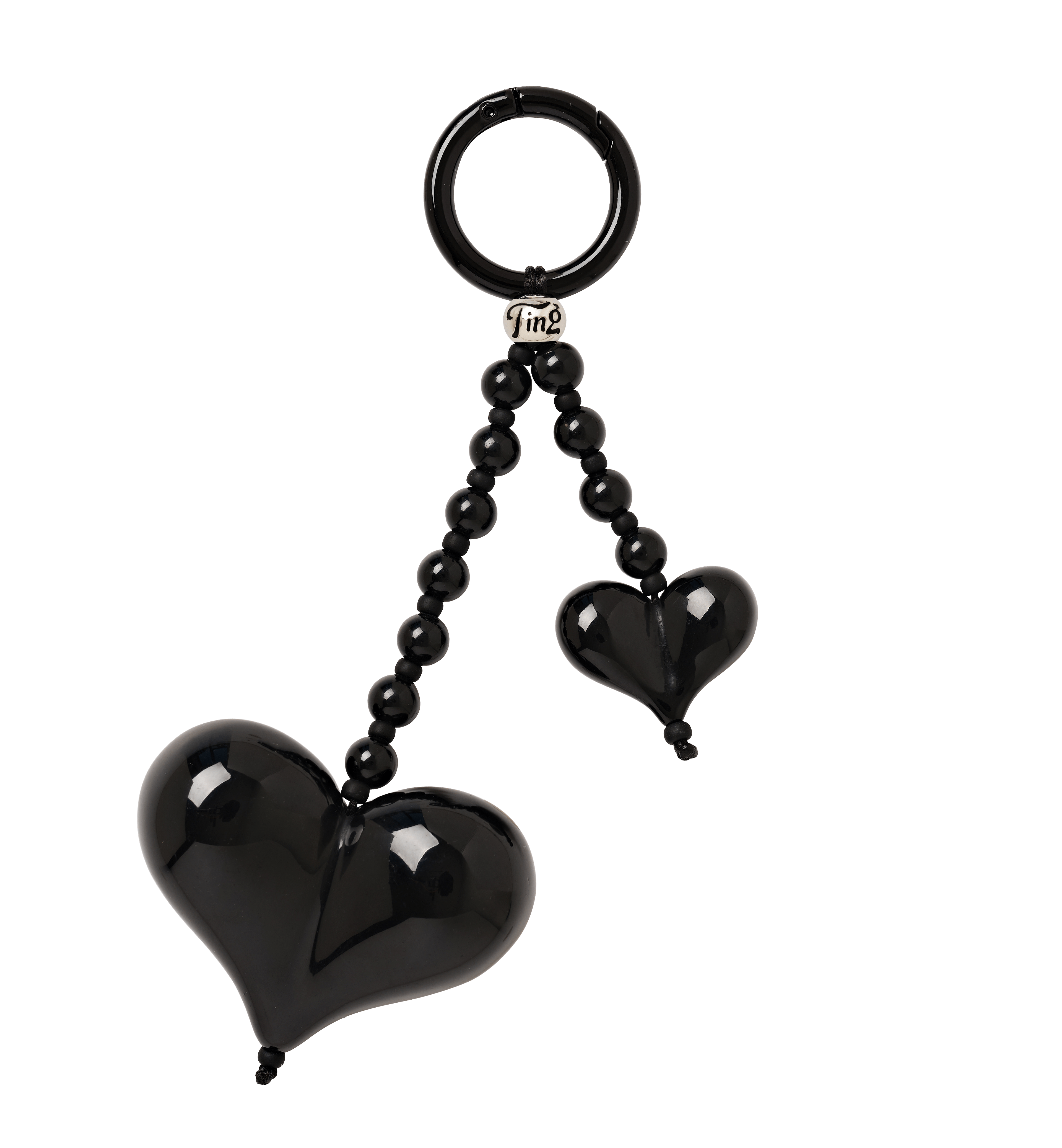 Big Love Obsidian Shorty Bag Charm