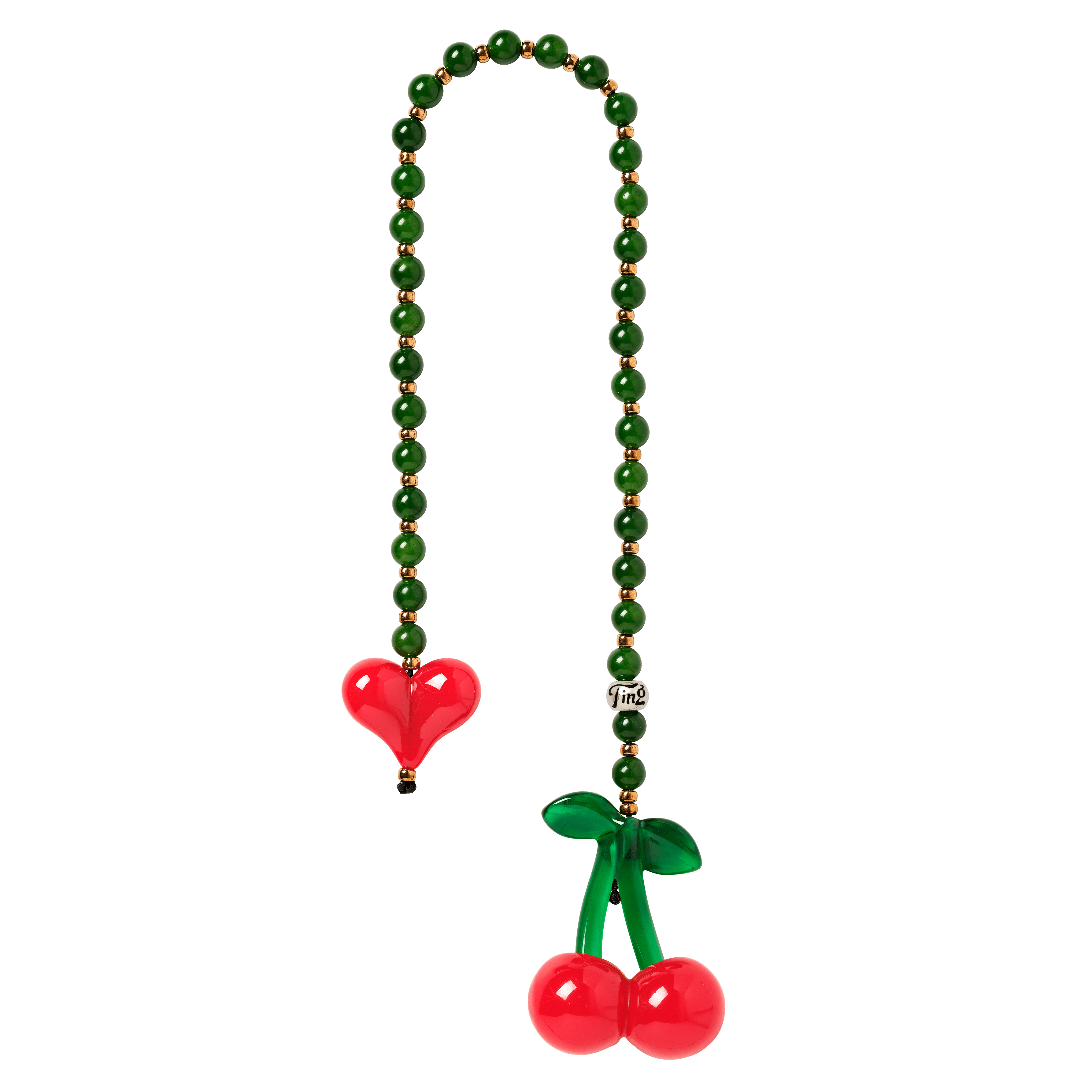 関税送料込【String Ting】Costa Azzurra Cerise Bag Charm Bag Charms