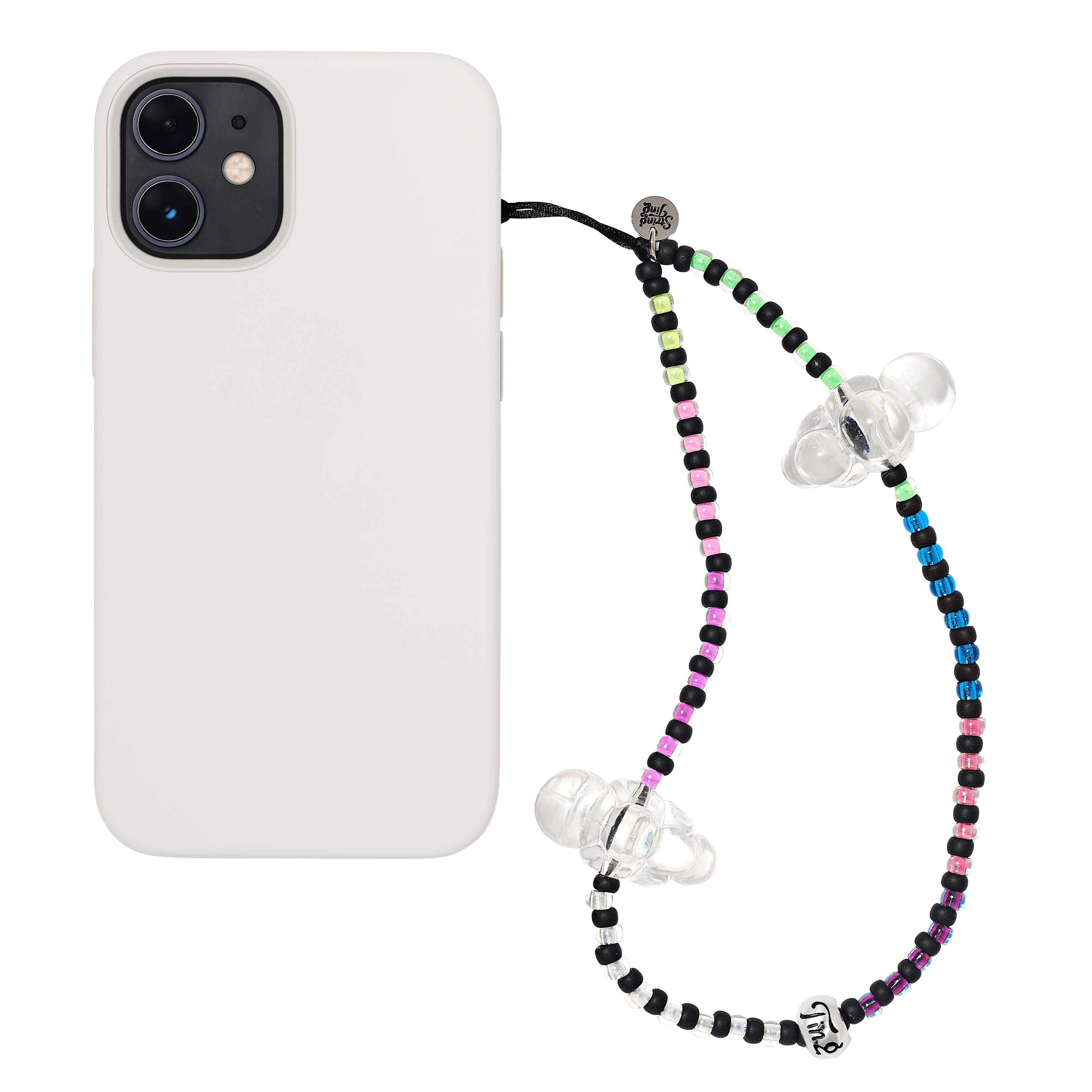 Electric Jelly Cloud Wristlet Phone Strap