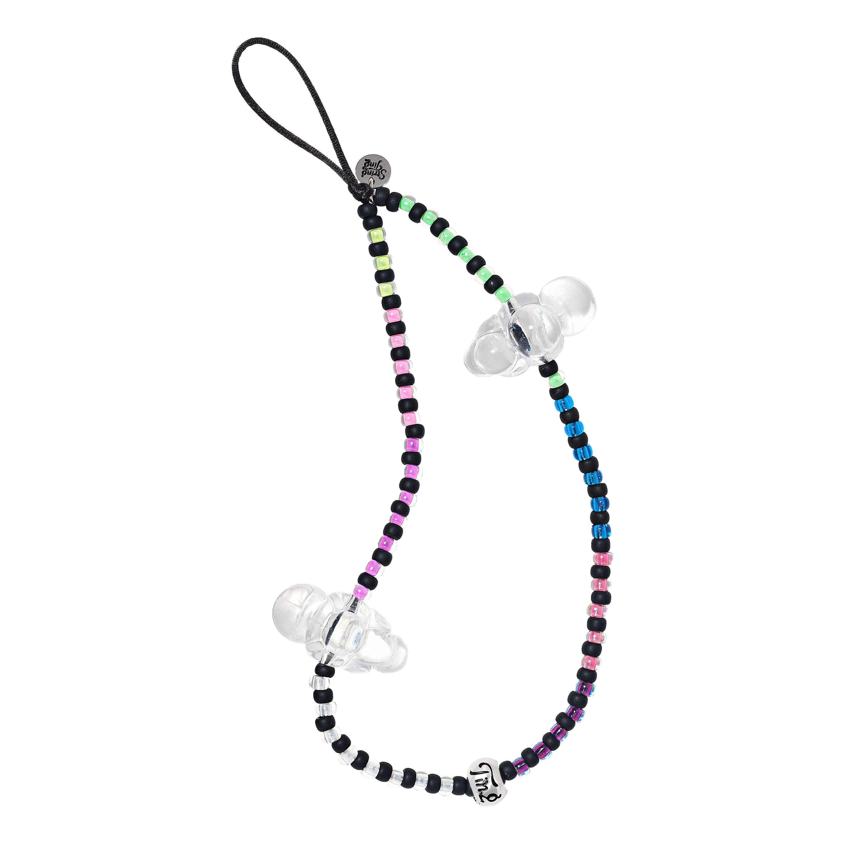 Electric Jelly Cloud Wristlet Phone Strap