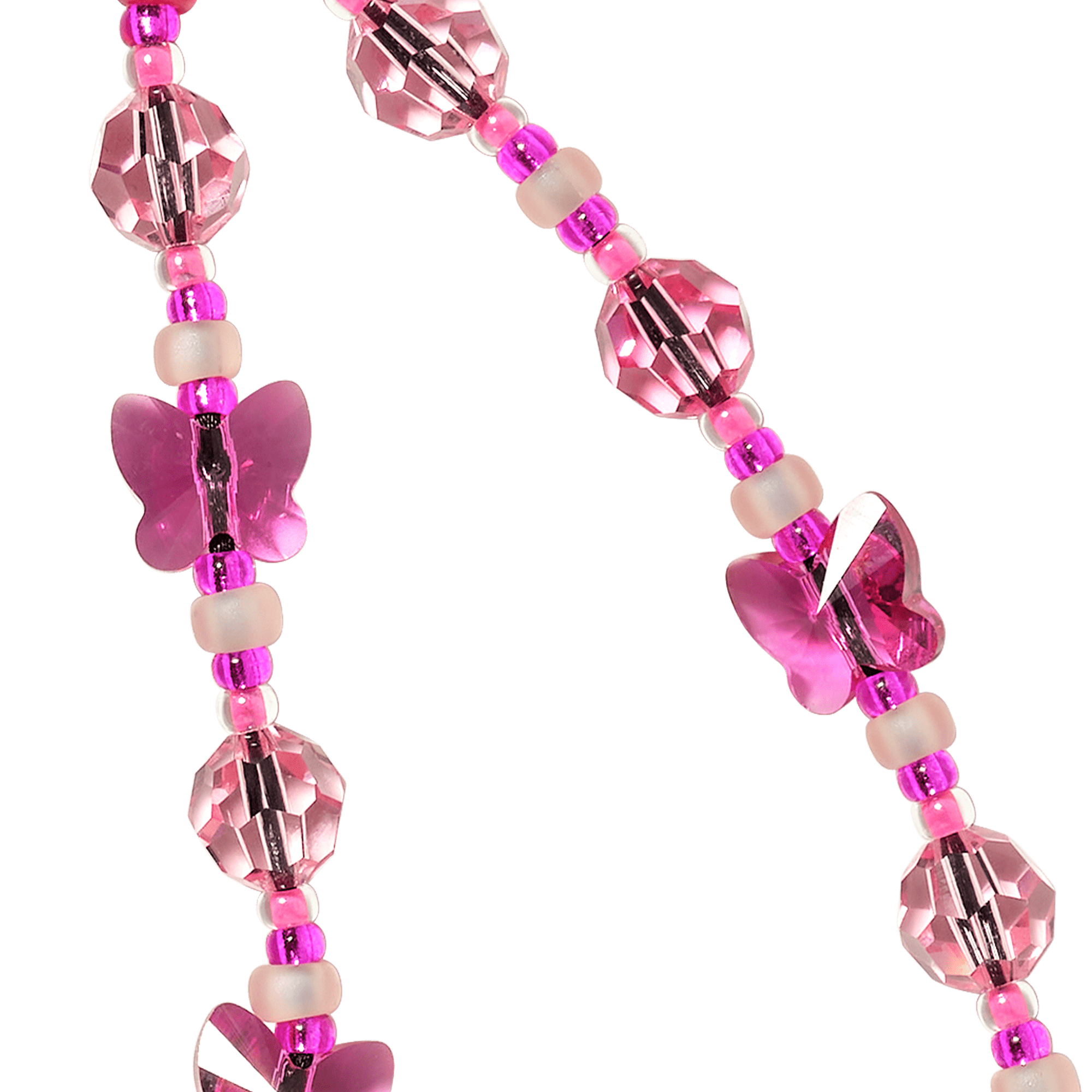 Ice Pink Flutter Drip Wristlet Phone Strap