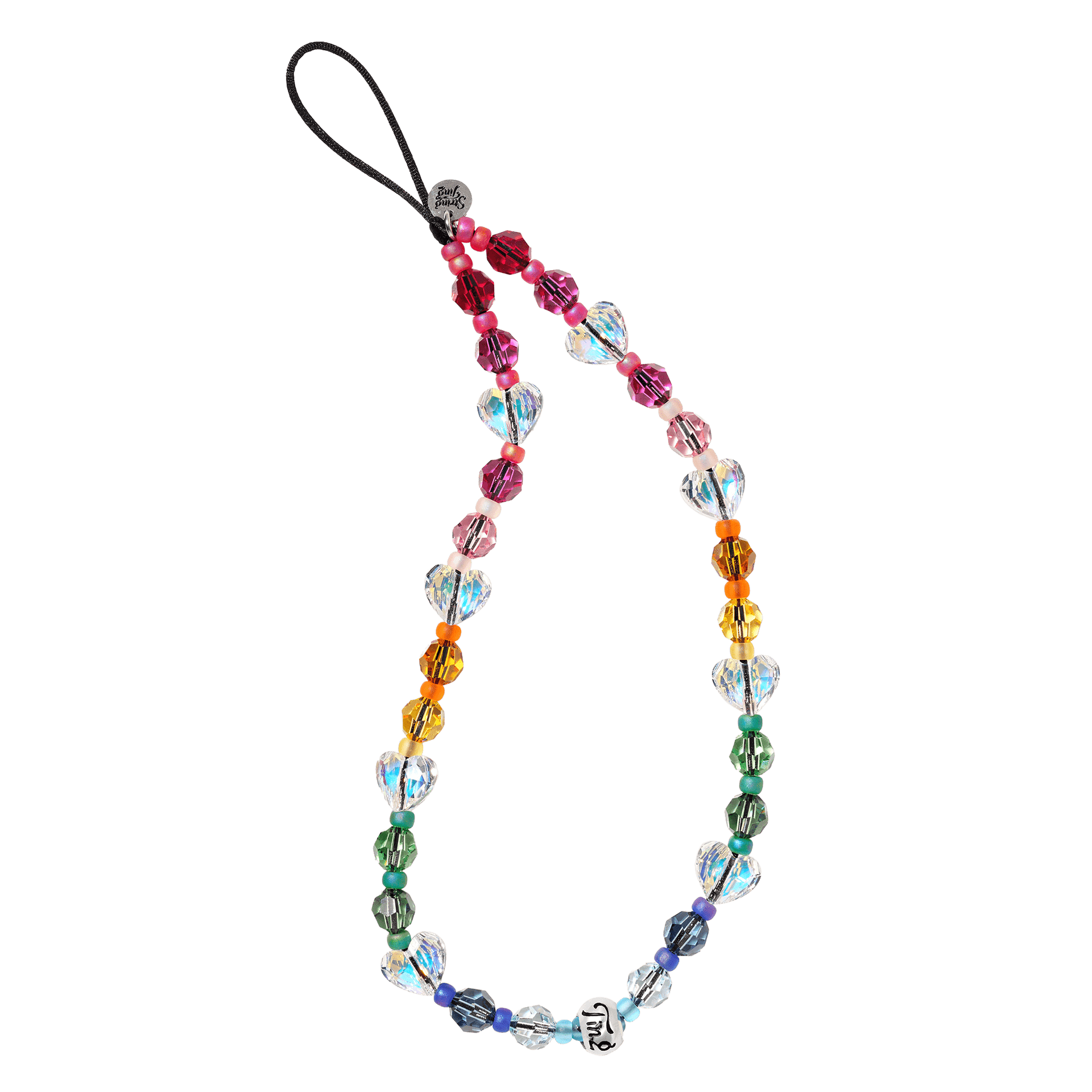 STRING TING/Love Song Wristlet Phone Strap ハート Love Song Wristlet Phone Strap