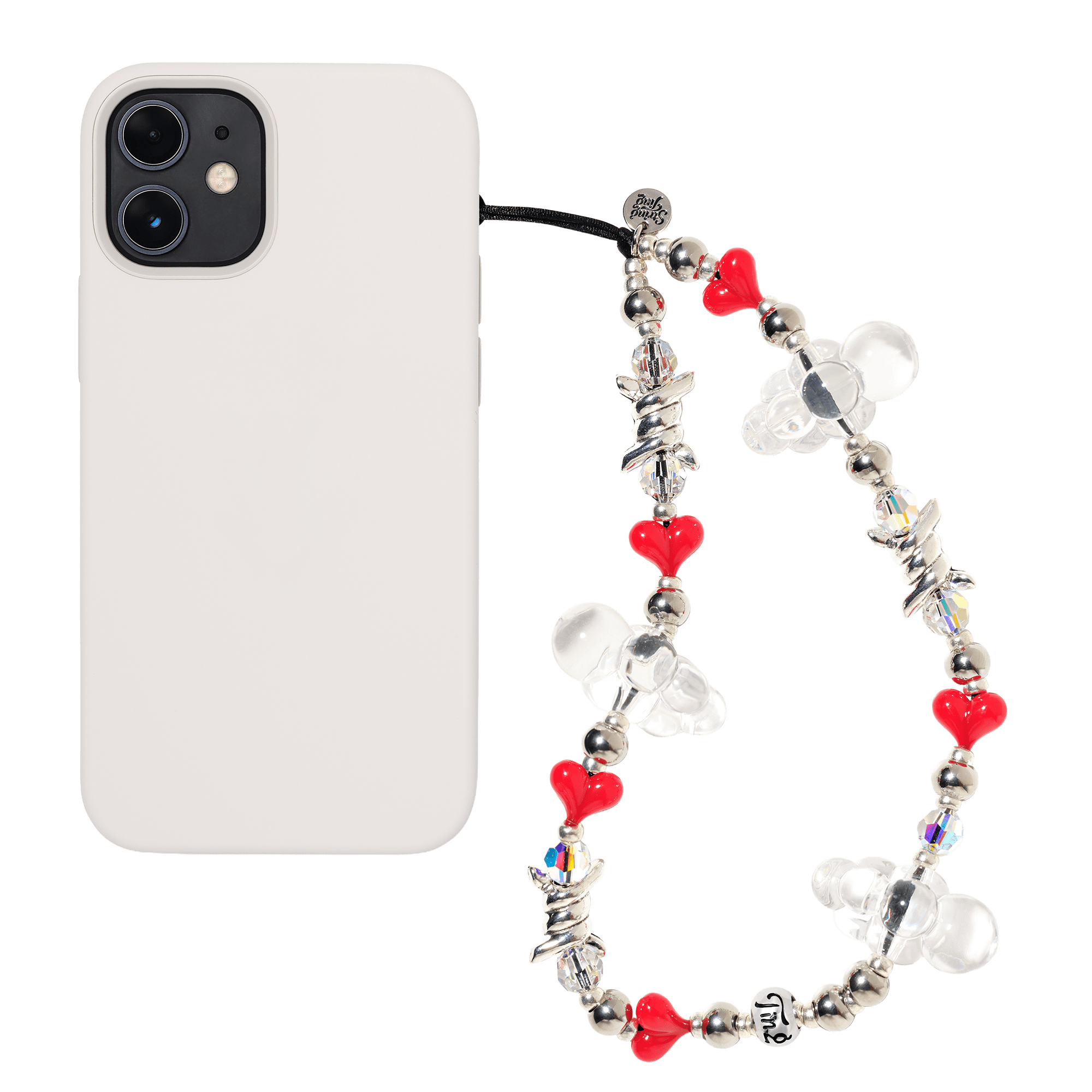 テックアクセサリー STRING TING/Rebel Rebel Jelly Cloud Wristlet Phone Strap Rebel Rebel Jelly Cloud Wristlet Phone Strap
