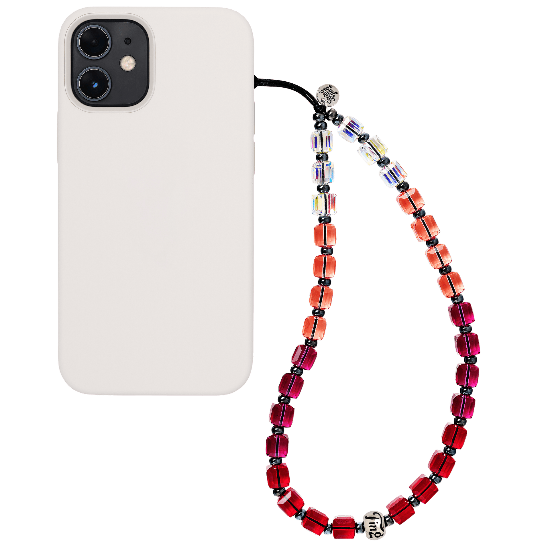 Rosewater Drip Wristlet Phone Strap