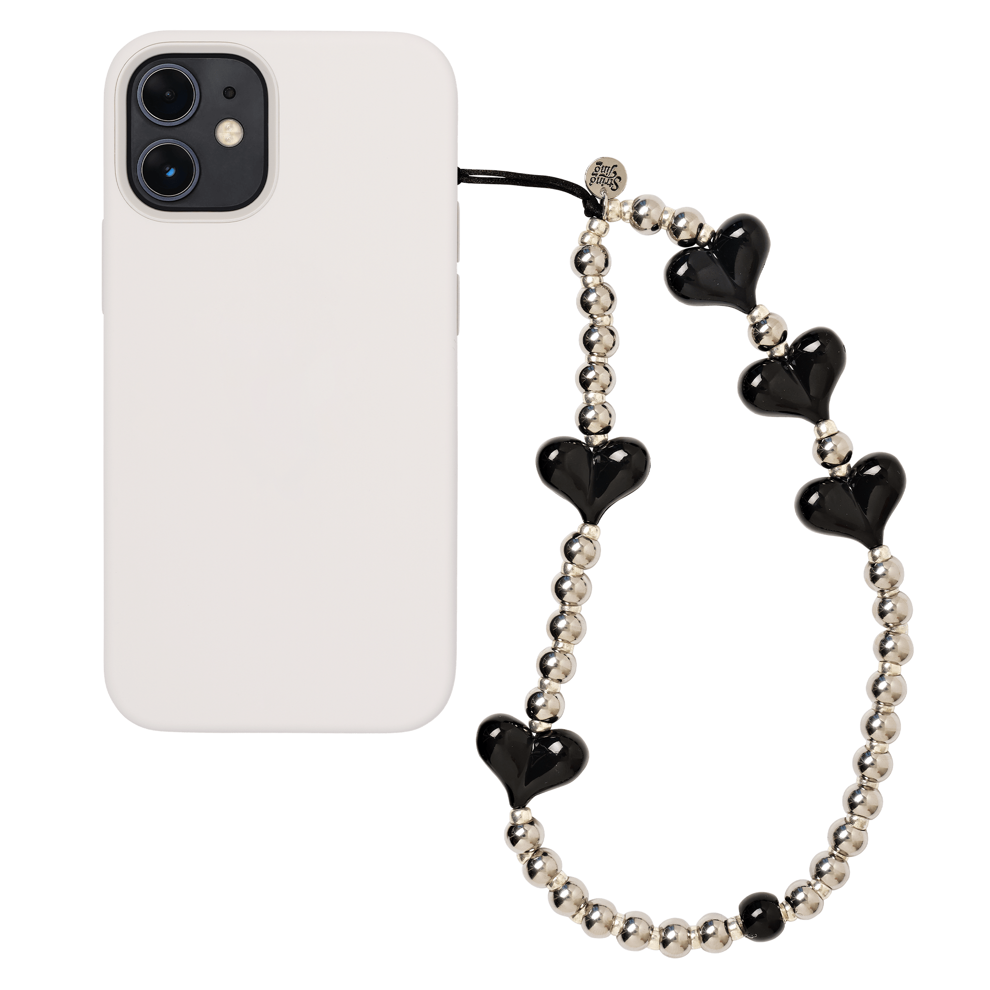 Steel My Heart Midnight Wristlet Phone Strap