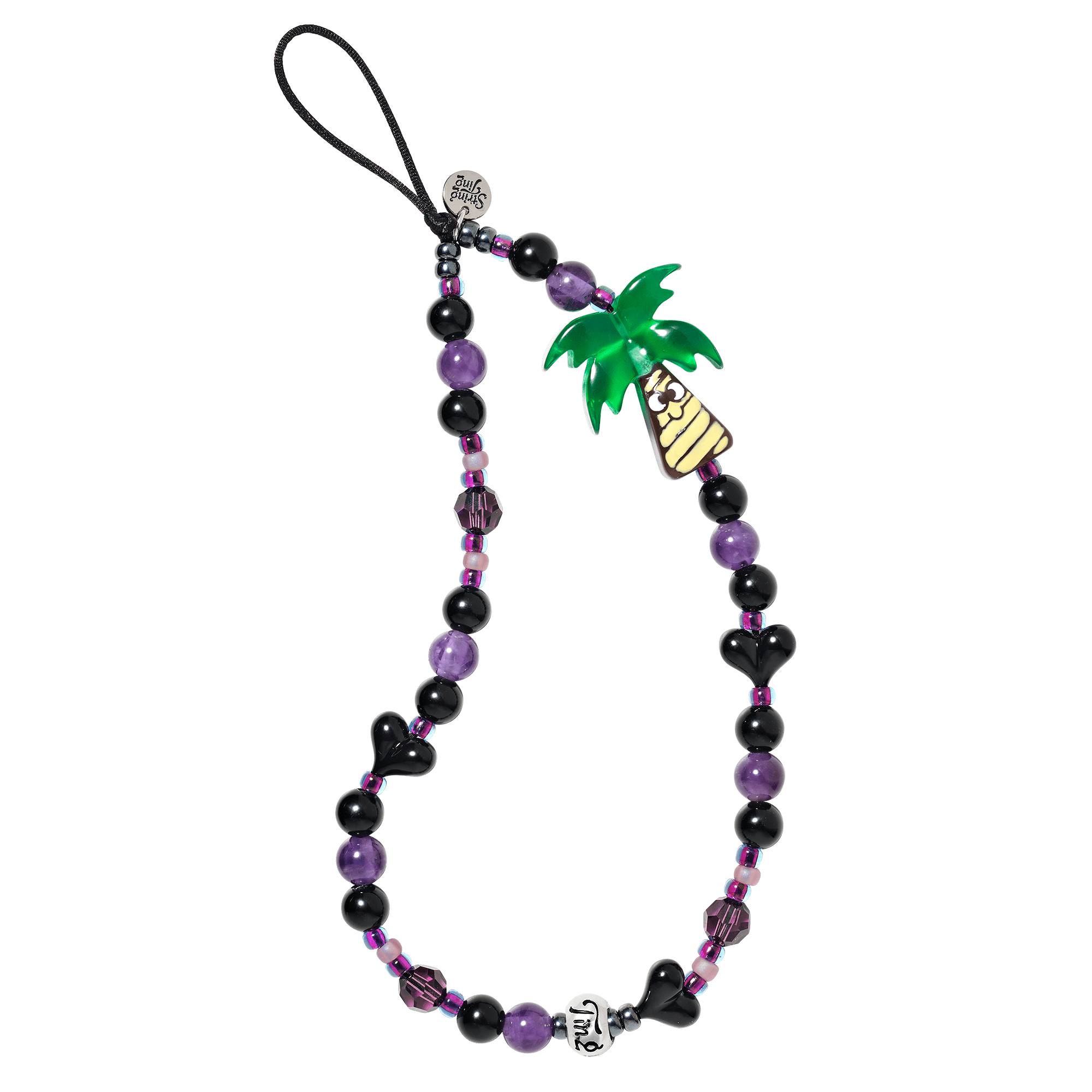 Sunset Palm Wristlet Phone Strap