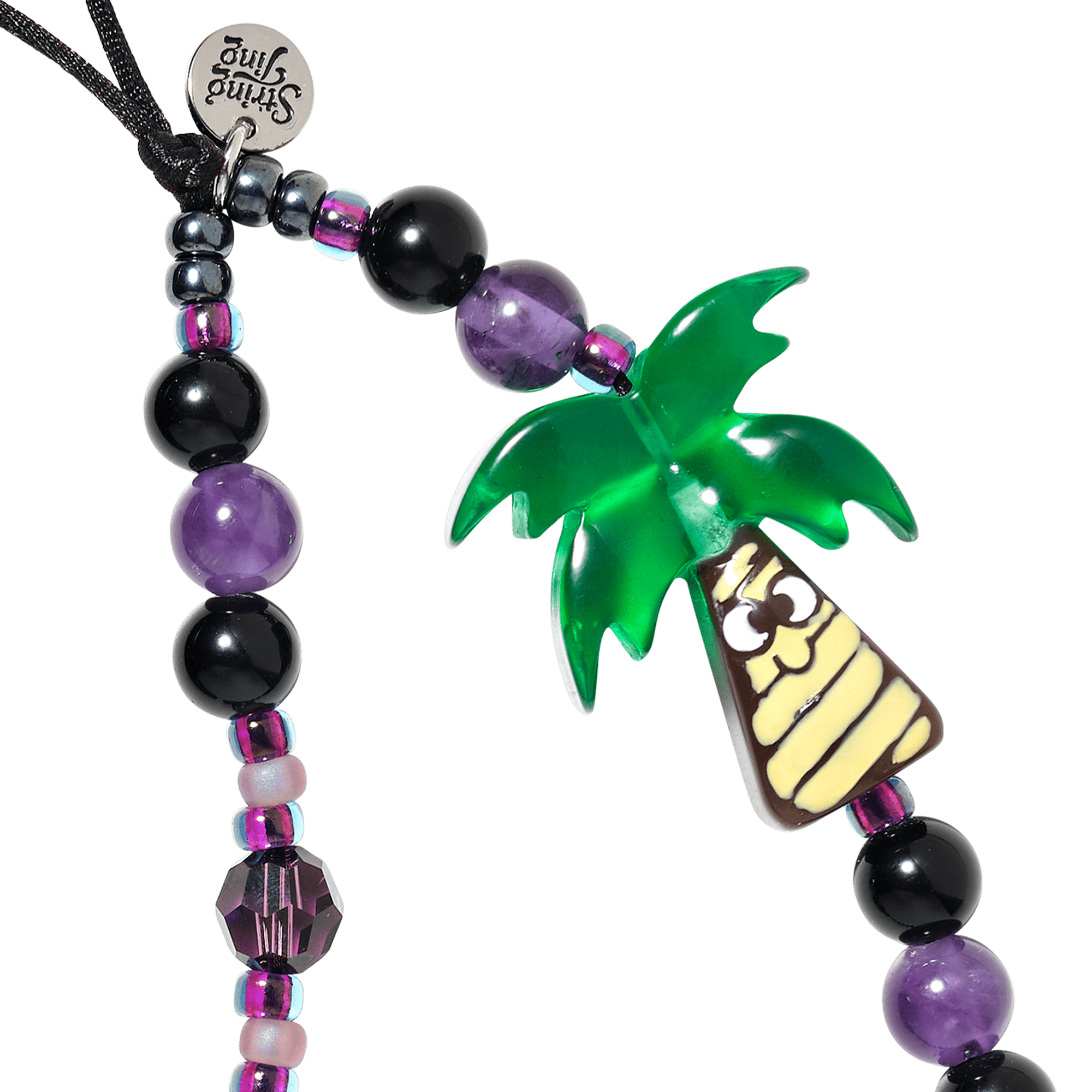 Sunset Palm Wristlet Phone Strap