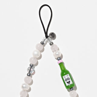 Soju Pop Pearl Wristlet Phone Strap